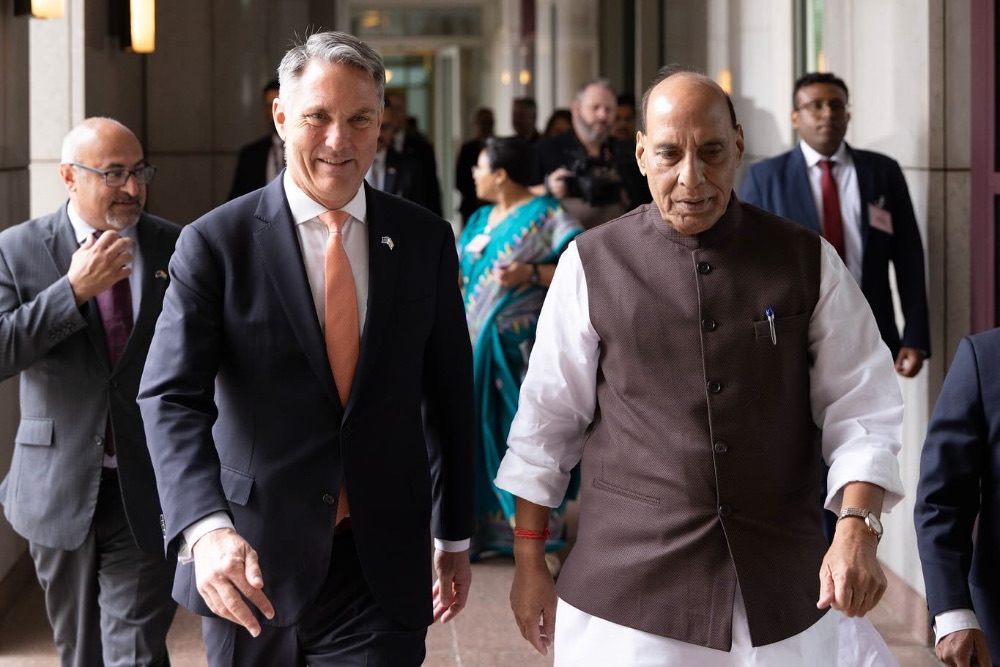 two men walking