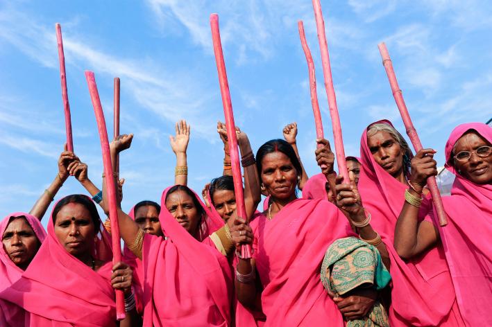 women wearing traditional indian garment