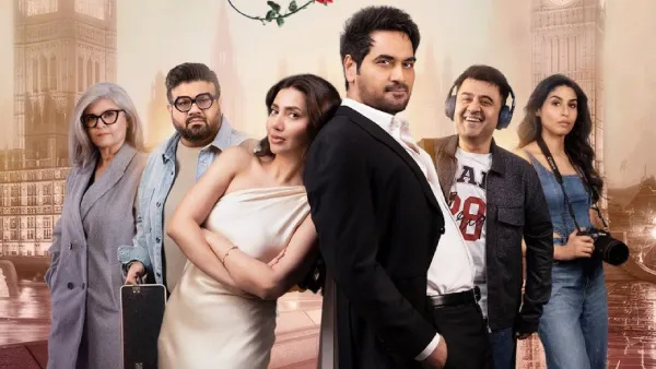 Mahira Khan & Humayun Saeed in 'Love Guru'. Photo: Facebook