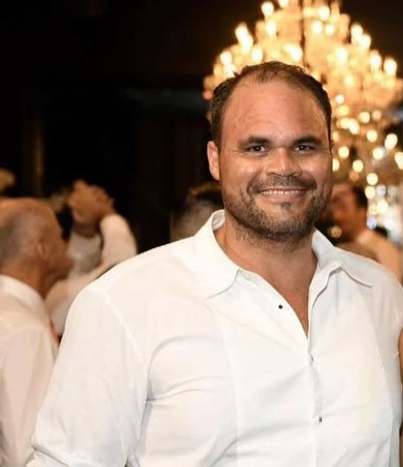 man in white shirt