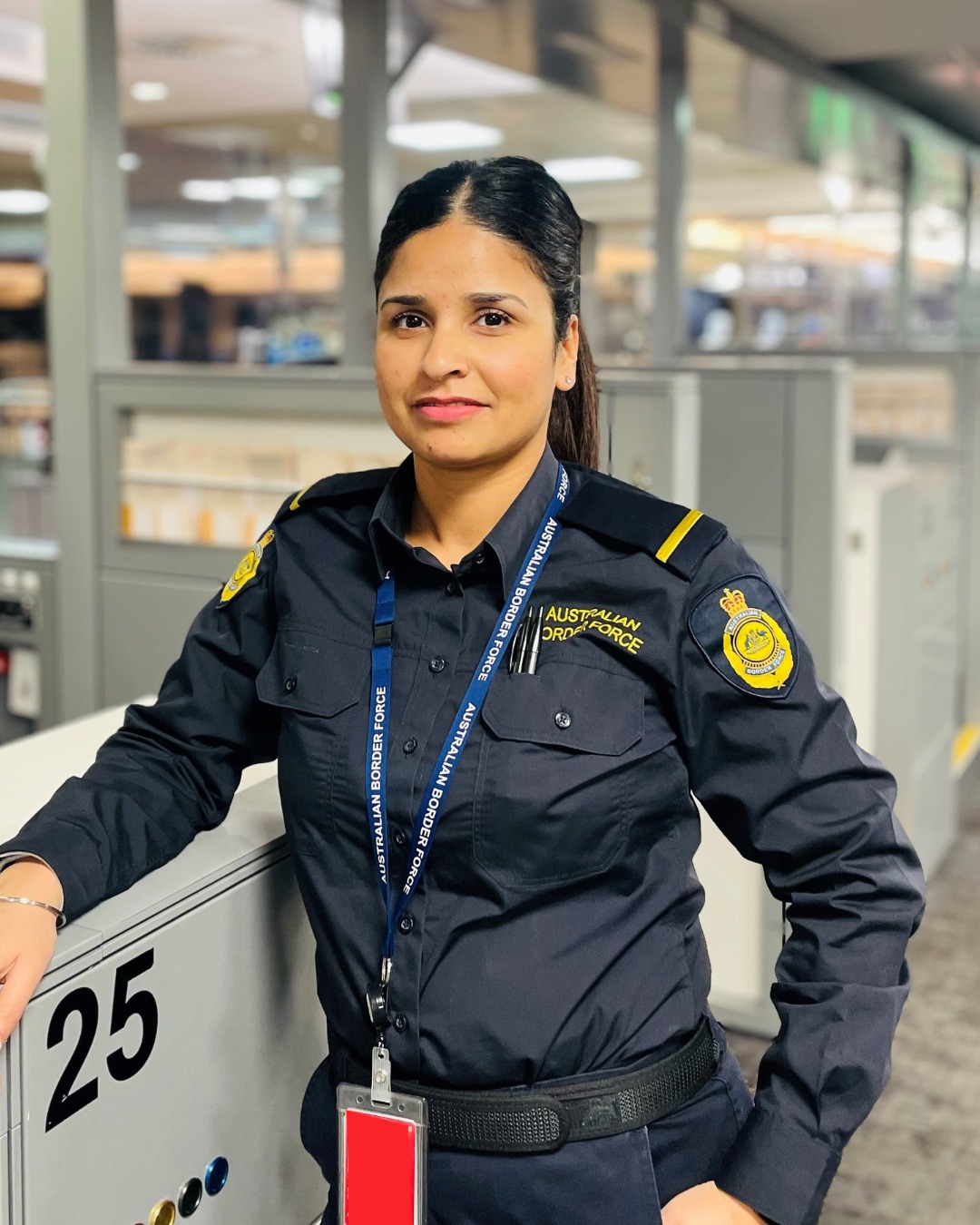 a woman in uniform