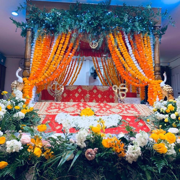 inside of Sikh temple